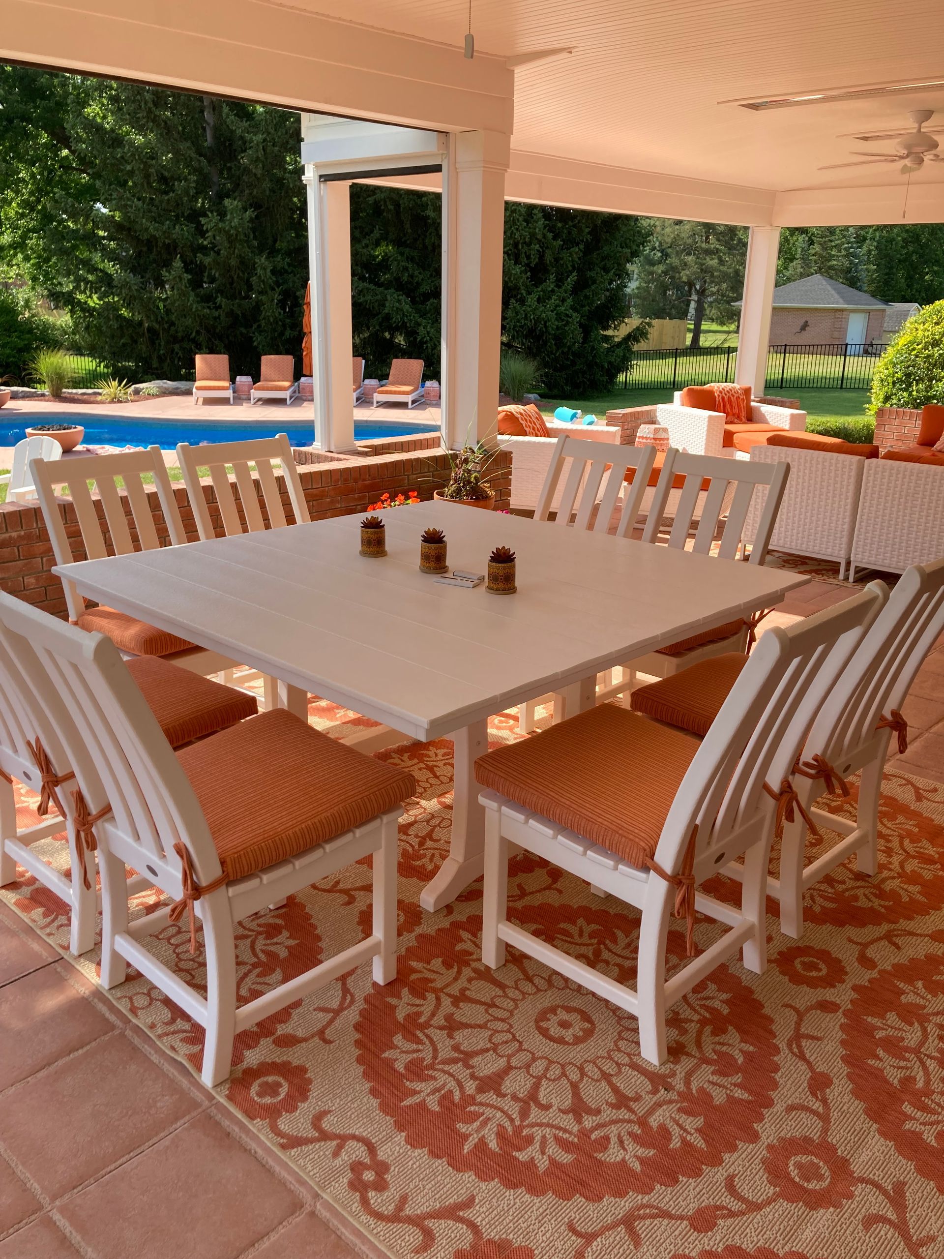 Outdoor patio furniture worked on by our upholstery company in Buffalo, NY