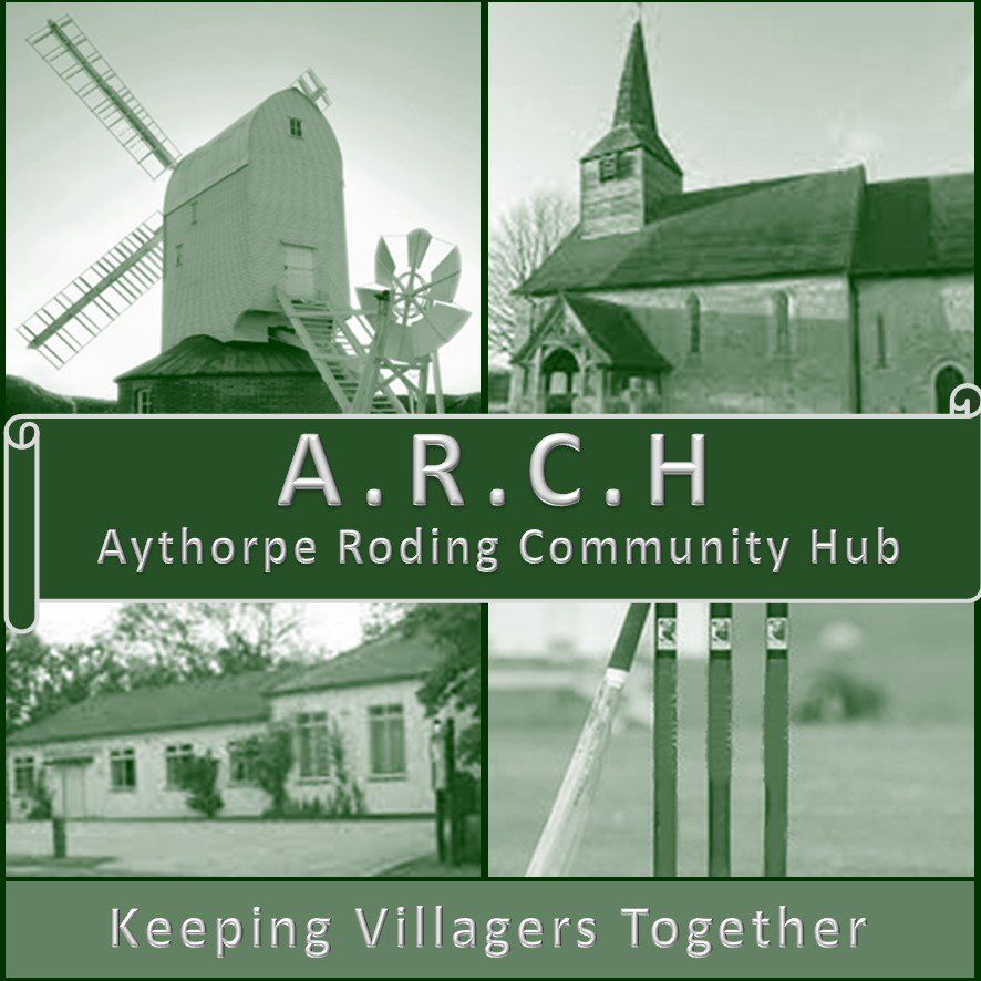 Aythorpe Roding Village Hall Community Hub Logo