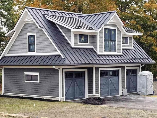 metal roofing on Boston home