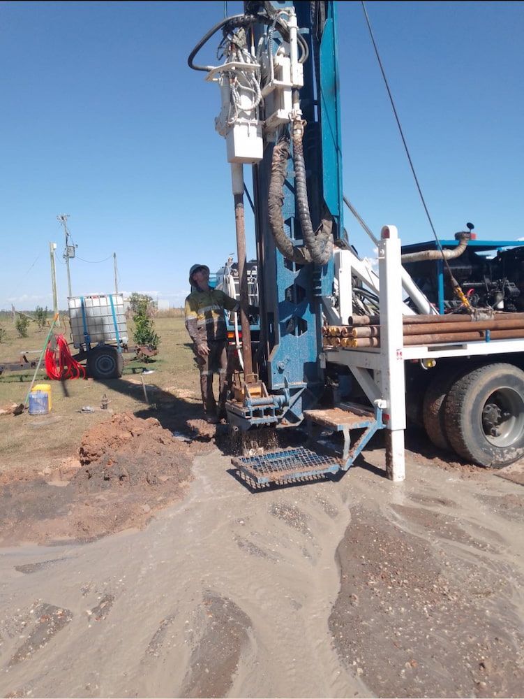 A Truck is Being Used to Drill a Hole in the Ground — Cheyenne Drilling on the Sunshine Coast, QLD