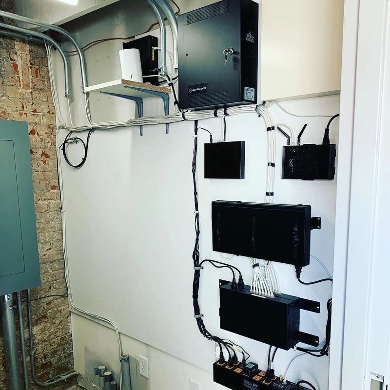 A Series Of Cable Management | Columbus, Georgia |  Wire Works AV & Security