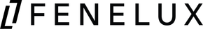 The word fenelux is written in blue on a white background