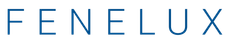 The word fenelux is written in blue on a white background