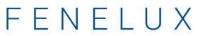 The word fenelux is written in blue on a white background