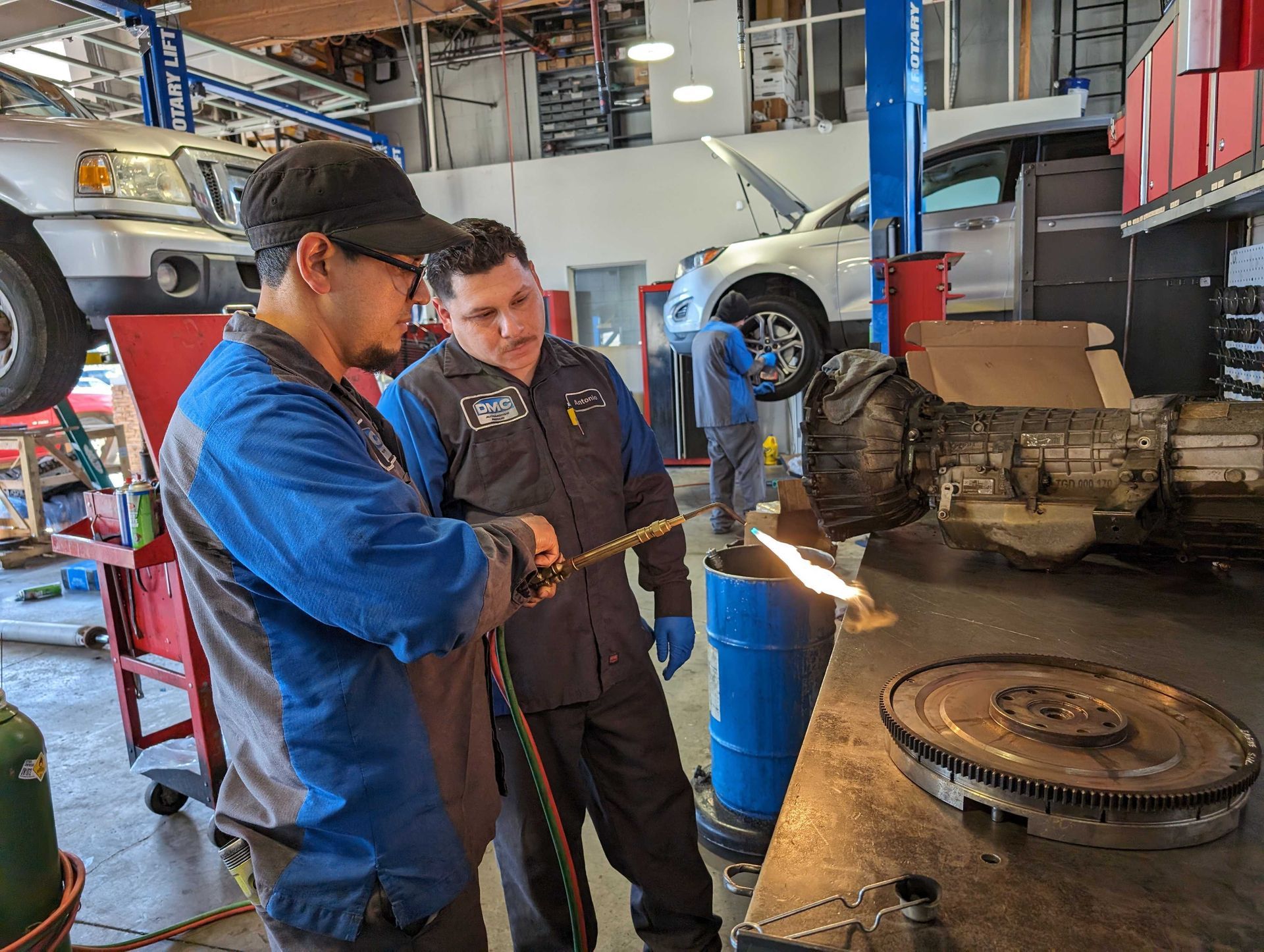 Team Members Working | DMC Automotive Repair