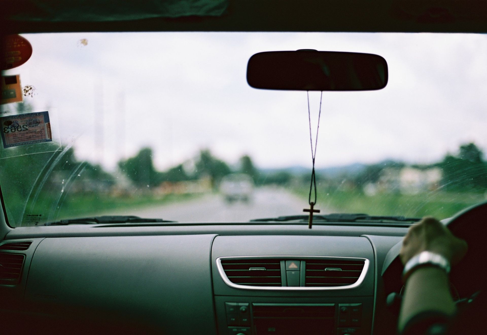 car on the highway