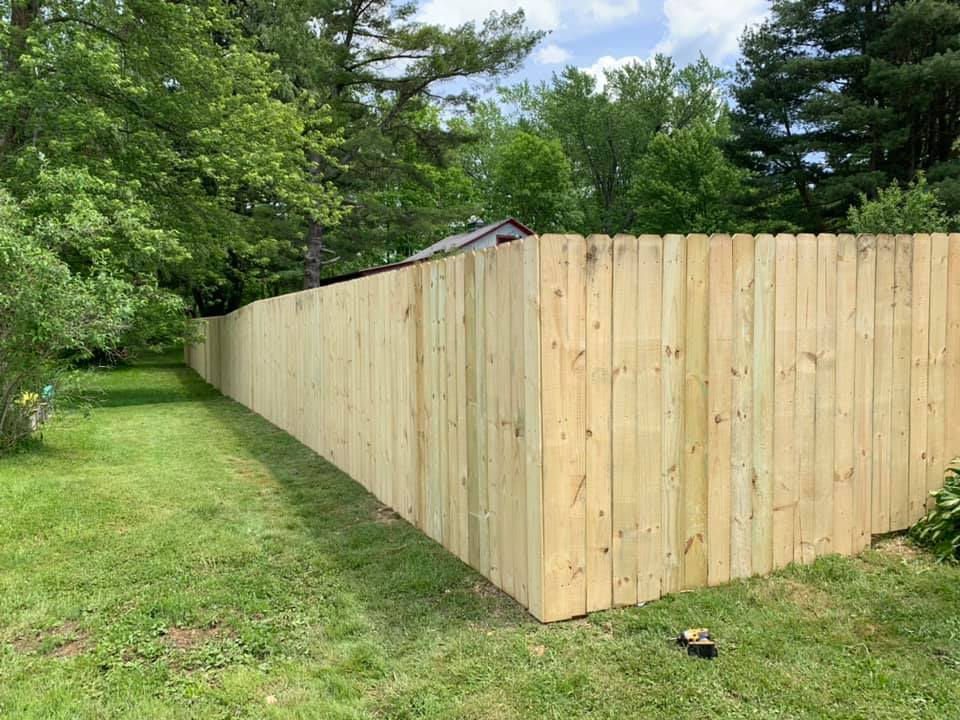 Side Wood Fencing — Girard, PA — Terran Fence Company