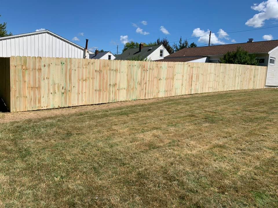 Wood Fence — Girard, PA — Terran Fence Company