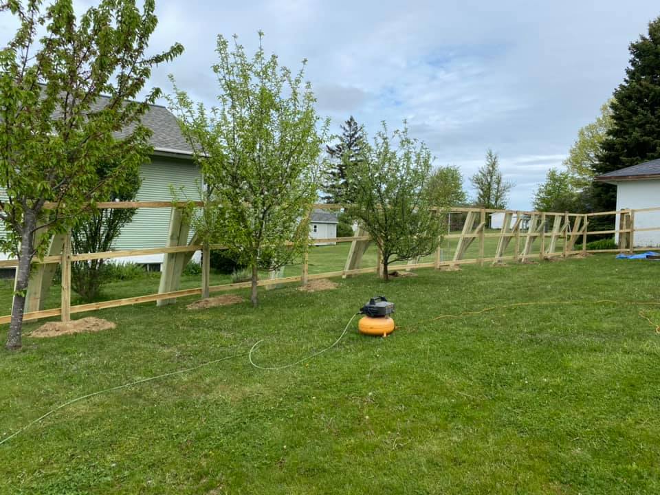 Wood Frame Fencing — Girard, PA — Terran Fence Company