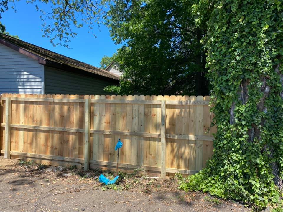 Backyard Wood Fencing — Girard, PA — Terran Fence Company