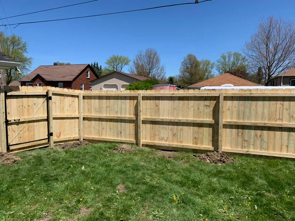Garden Wood Fencing — Girard, PA — Terran Fence Company