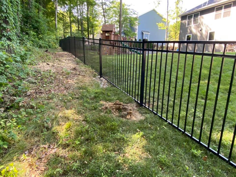 Houses Ornamental Aluminum Fencing — Girard, PA — Terran Fence Company