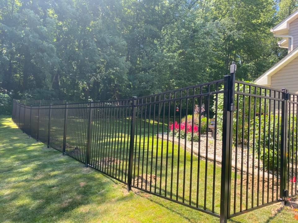 Side Ornamental Aluminum Fencing — Girard, PA — Terran Fence Company