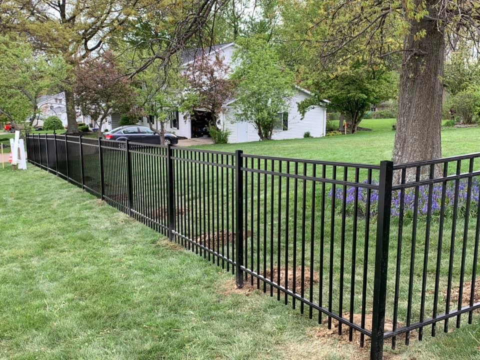 Backyard Ornamental Aluminum Fencing — Girard, PA — Terran Fence Company