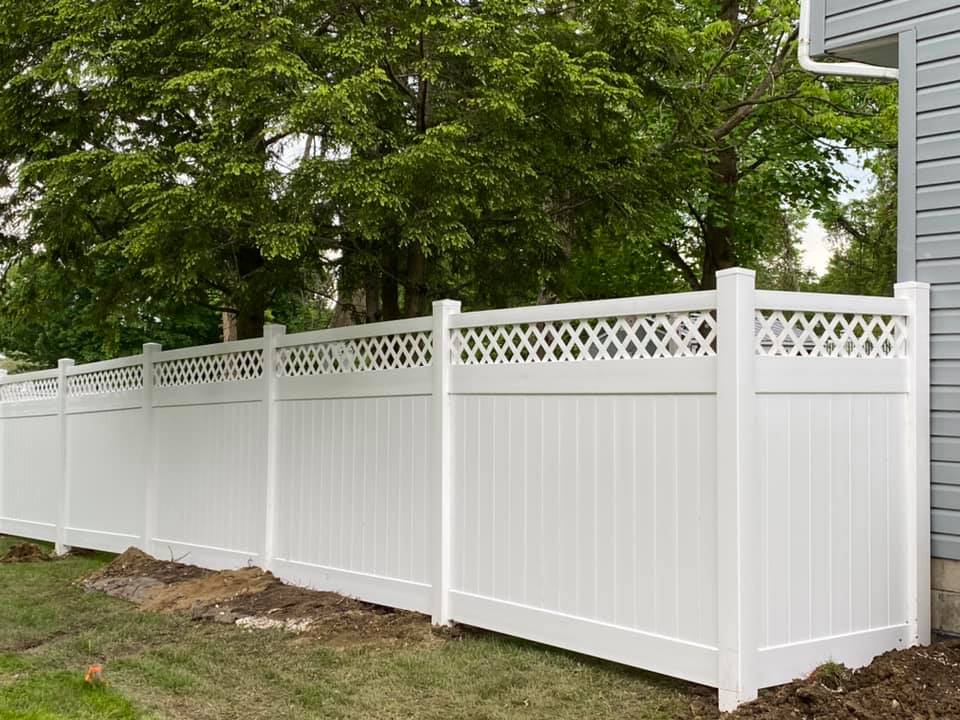 High Pvc Vinyl Fencing — Girard, PA — Terran Fence Company