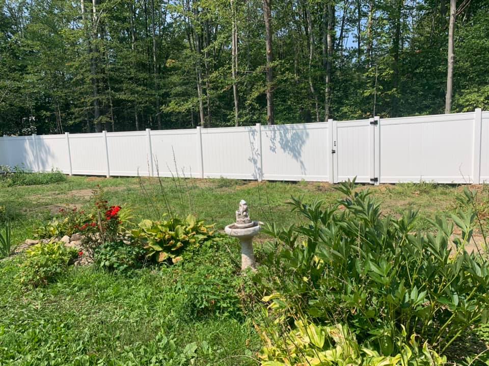 Plants Vinyl Fencing — Girard, PA — Terran Fence Company