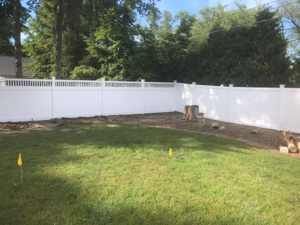 Backyard Vinyl Fencing — Girard, PA — Terran Fence Company