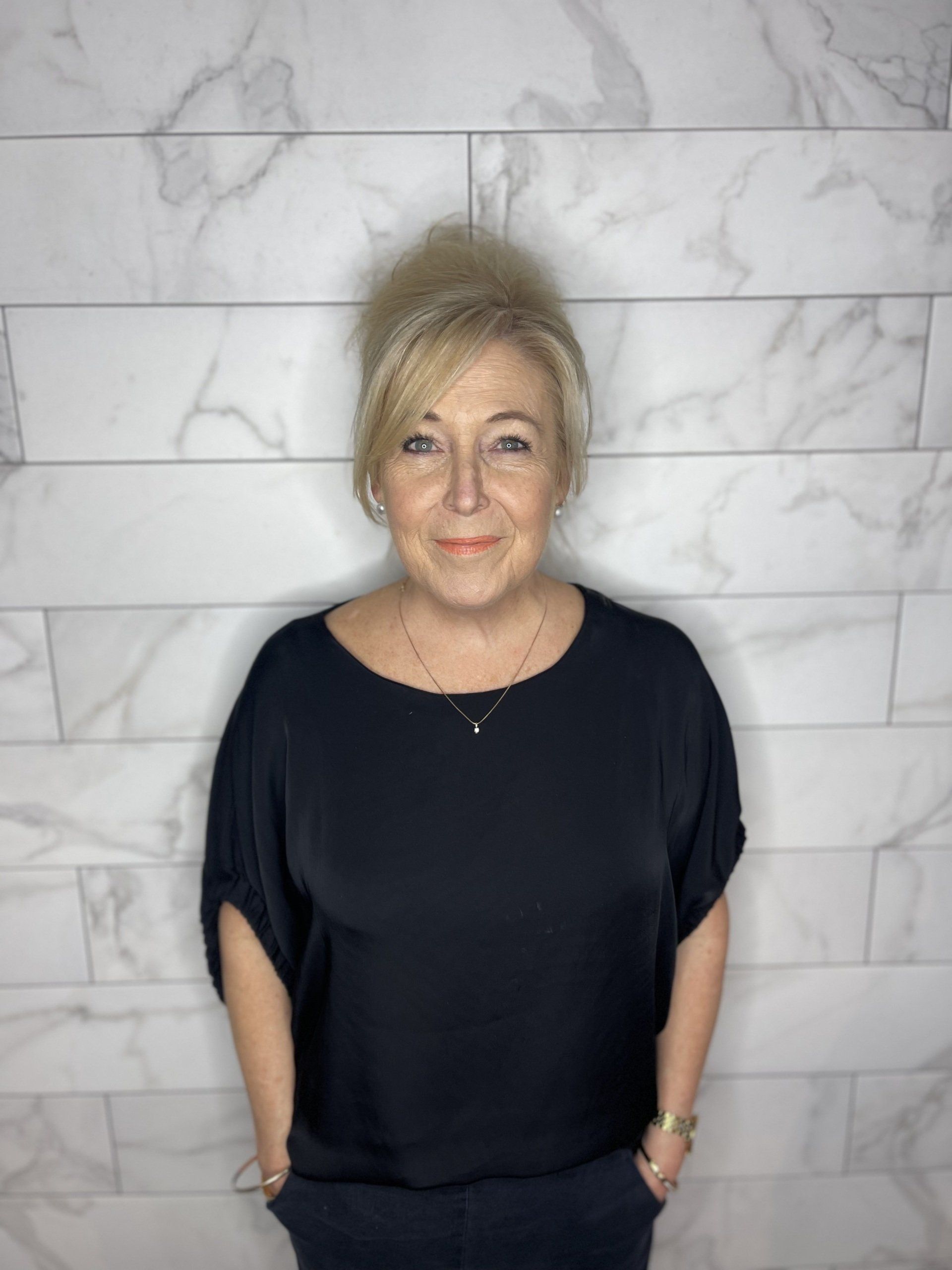 Linda, Beautician at Samson & Delilah Hairdresser in Subiaco.