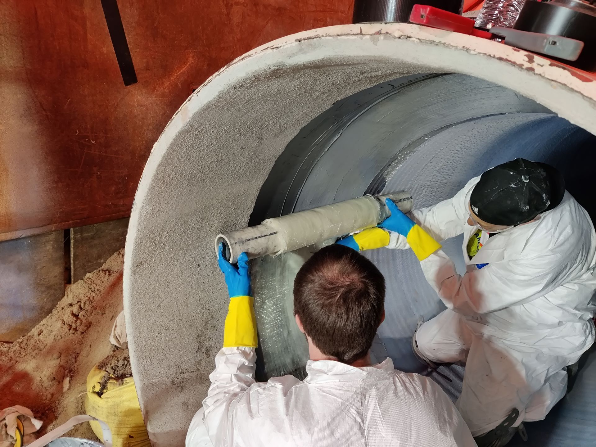 Crews Working at Night