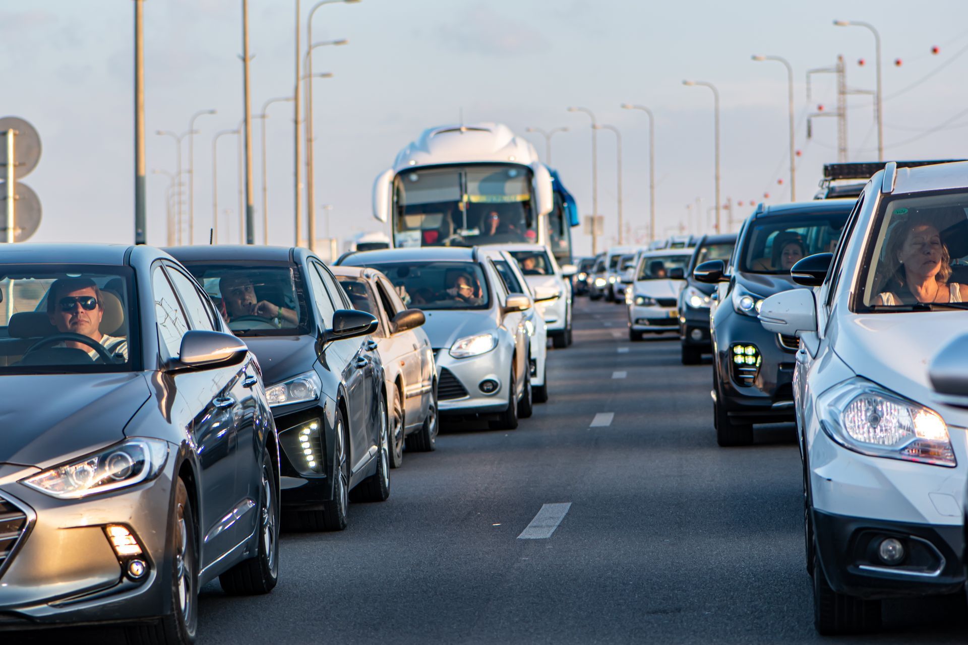 Asking the questions of what causes traffic jams and who is responsible for clogged traffic?