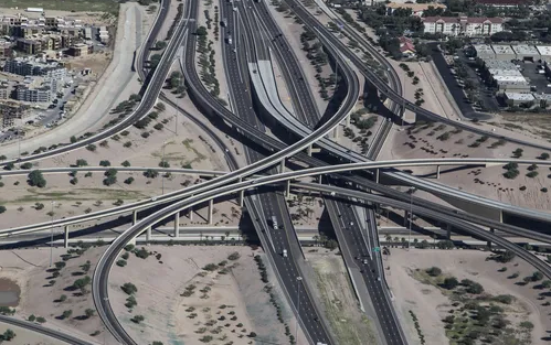 Freeway interchange