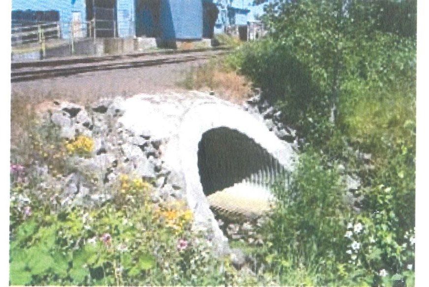Finished Culvert Under the Railroad Spur