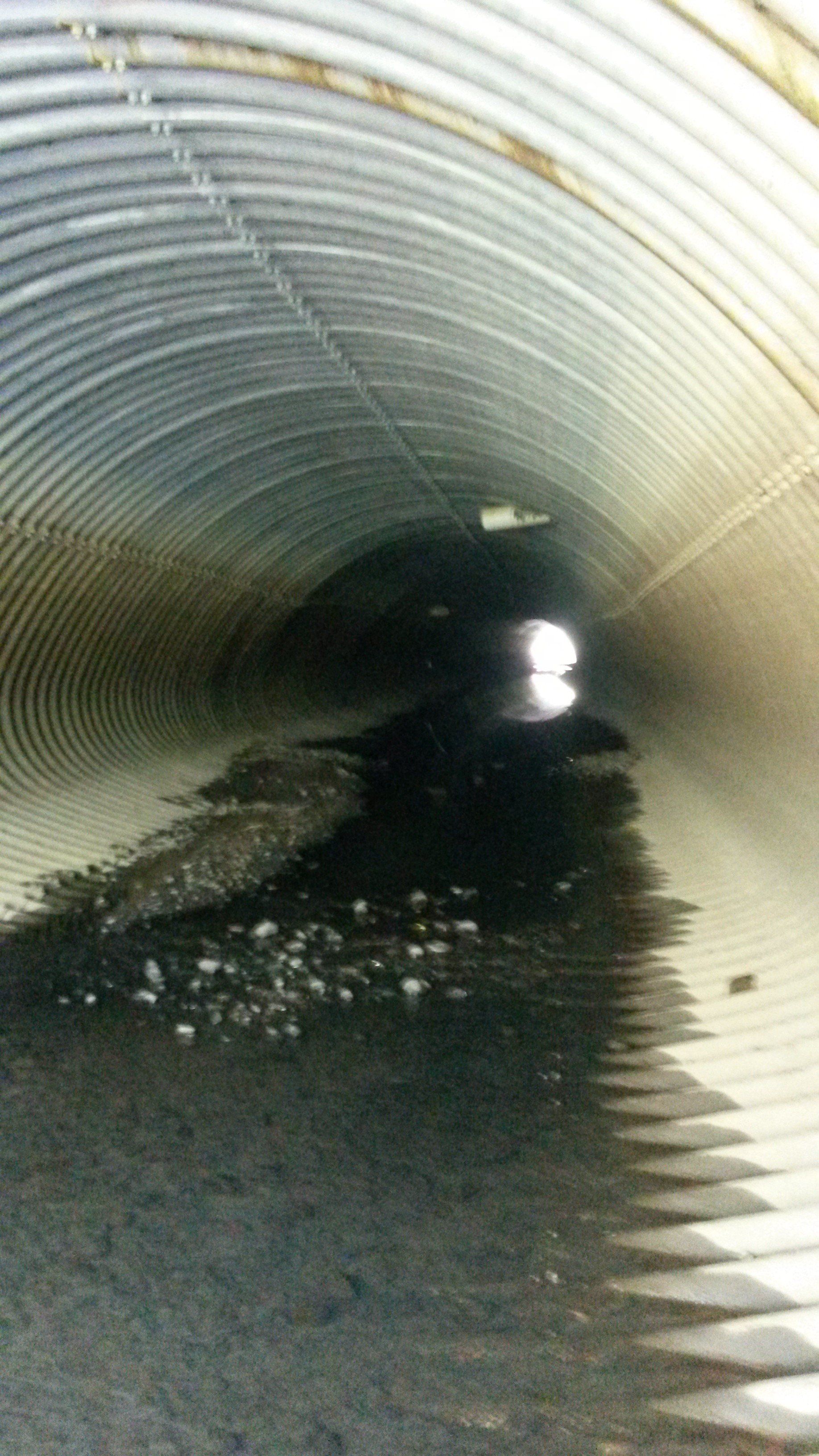 Finished 20 x 12 Foot Culvert Under Evanite