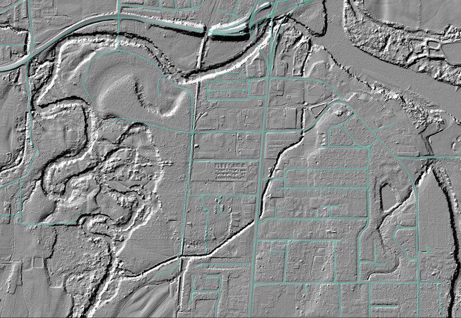 LIDAR Shaded Relief (acquired 2008)