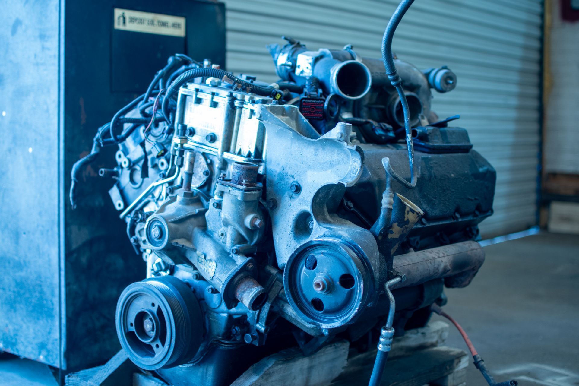 Diesel engine repair at David's Automotive Repair in The Colony, TX