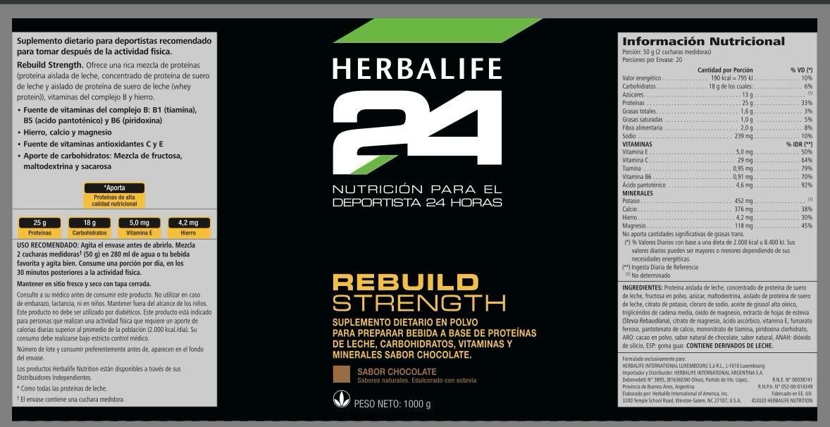 H24 Rebuild Strength Chocolate 1.000g