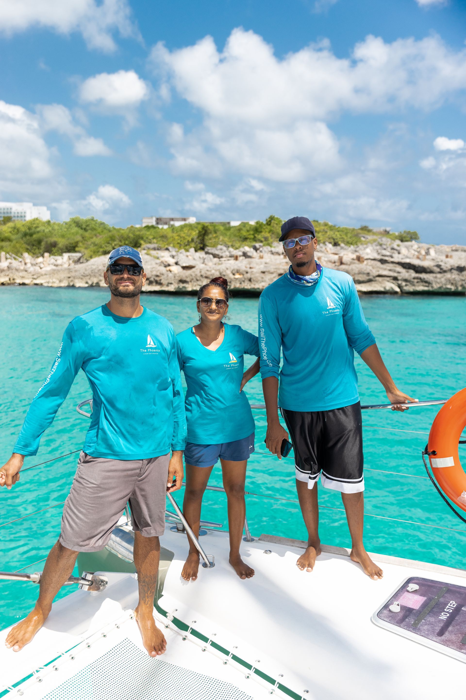 Sail The Phoenix Crew at Mullet Bay, Sint Maarten