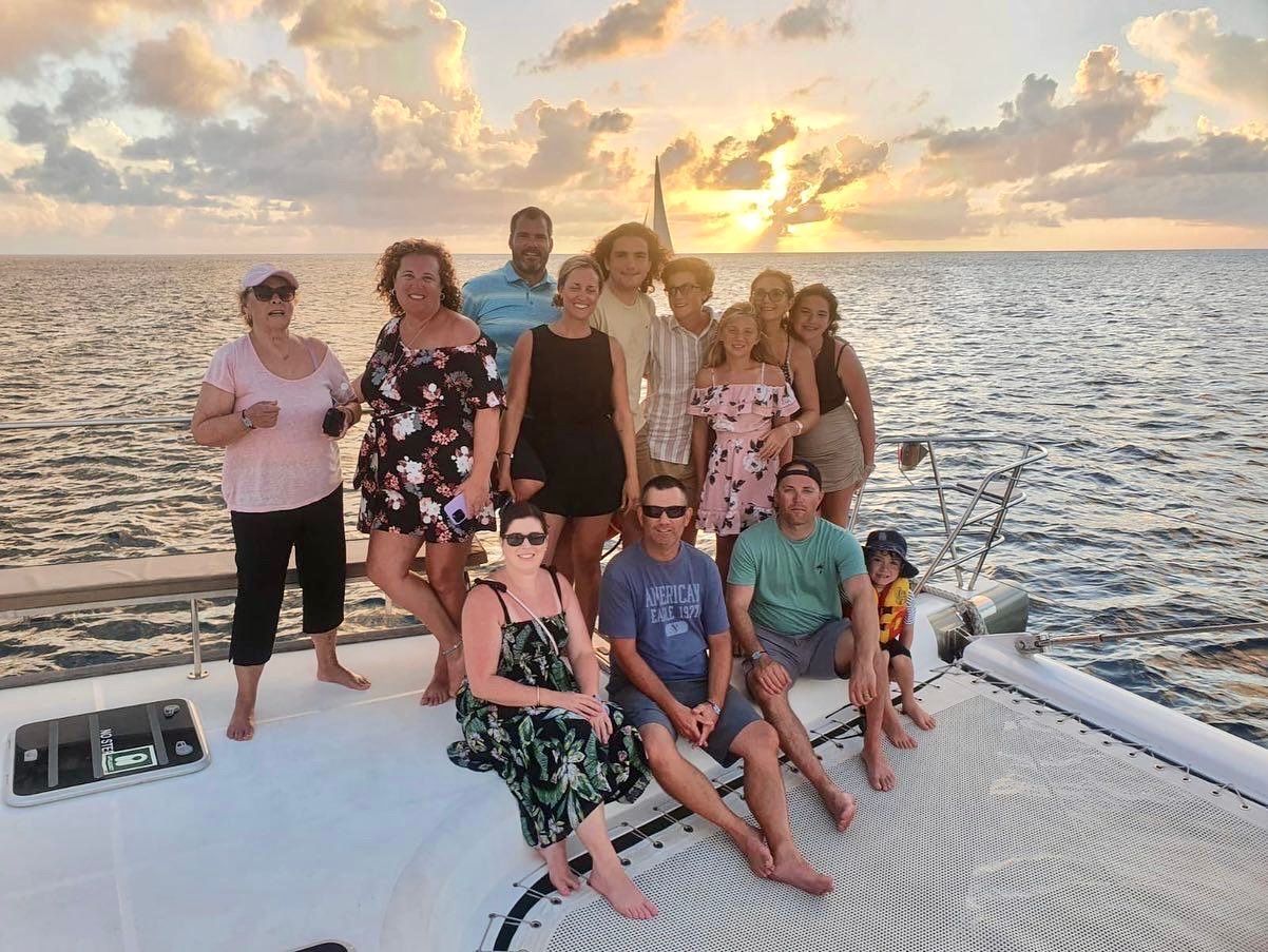 Sail the Phoenix: Sail Charter St. Martin luxury sunset boat sailing
