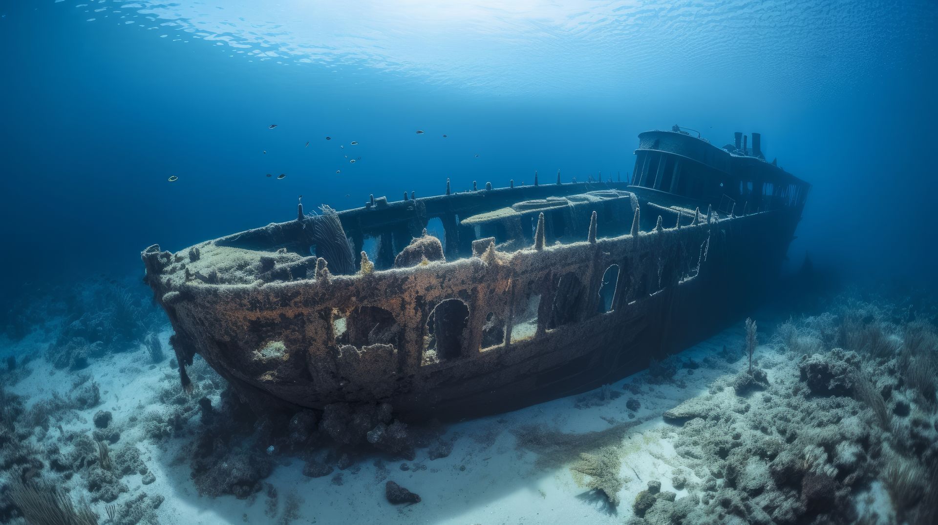Shipwreck in Sint Maarten