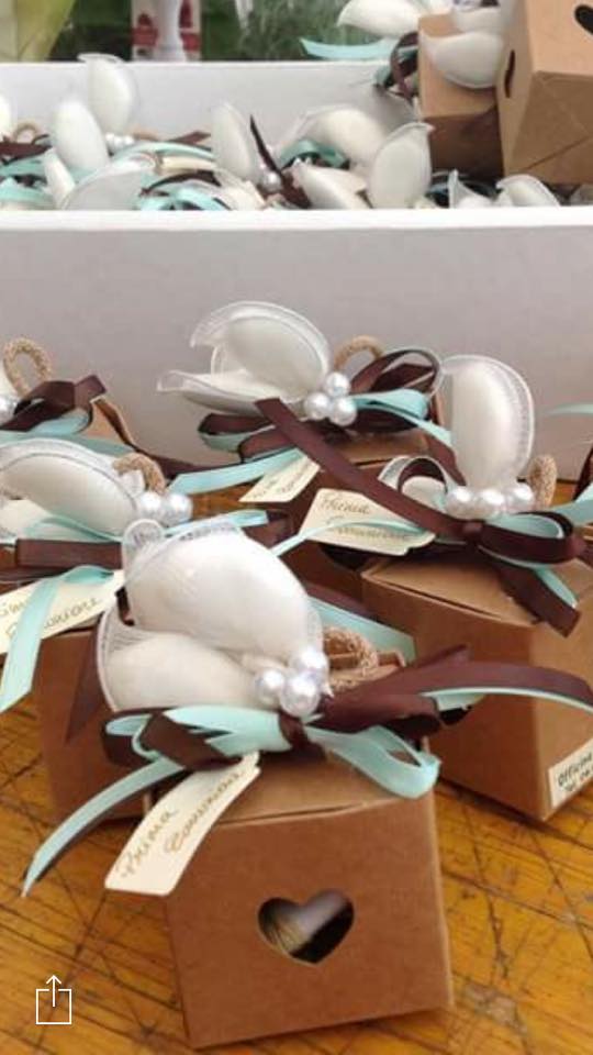 Scatolette per bomboniere contenenti semi misti