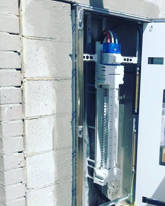 A White Box With Electrical Wires Coming Out of It — Rob Ward Electrical Services in West Ballina, NSW