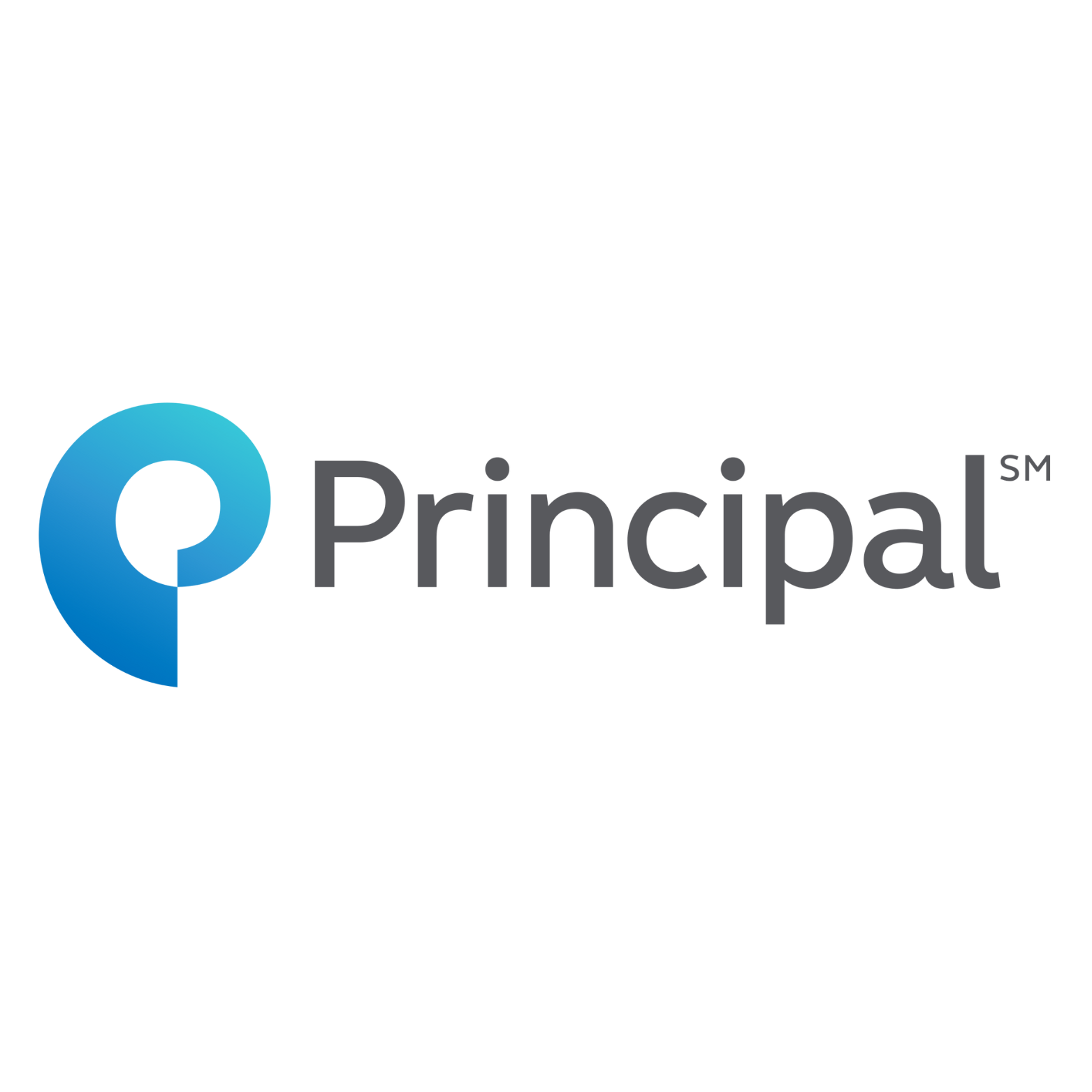The principal logo is a blue circle with the word principal on it.