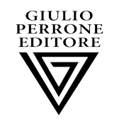 Logo di GIULIO PERRONE EDITORE con un triangolo geometrico nero rovesciato su sfondo bianco.