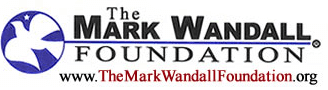 A logo for the mark wandall foundation with a bird on it