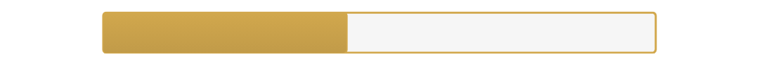 A rectangle divided vertically into a golden-yellow and white section.