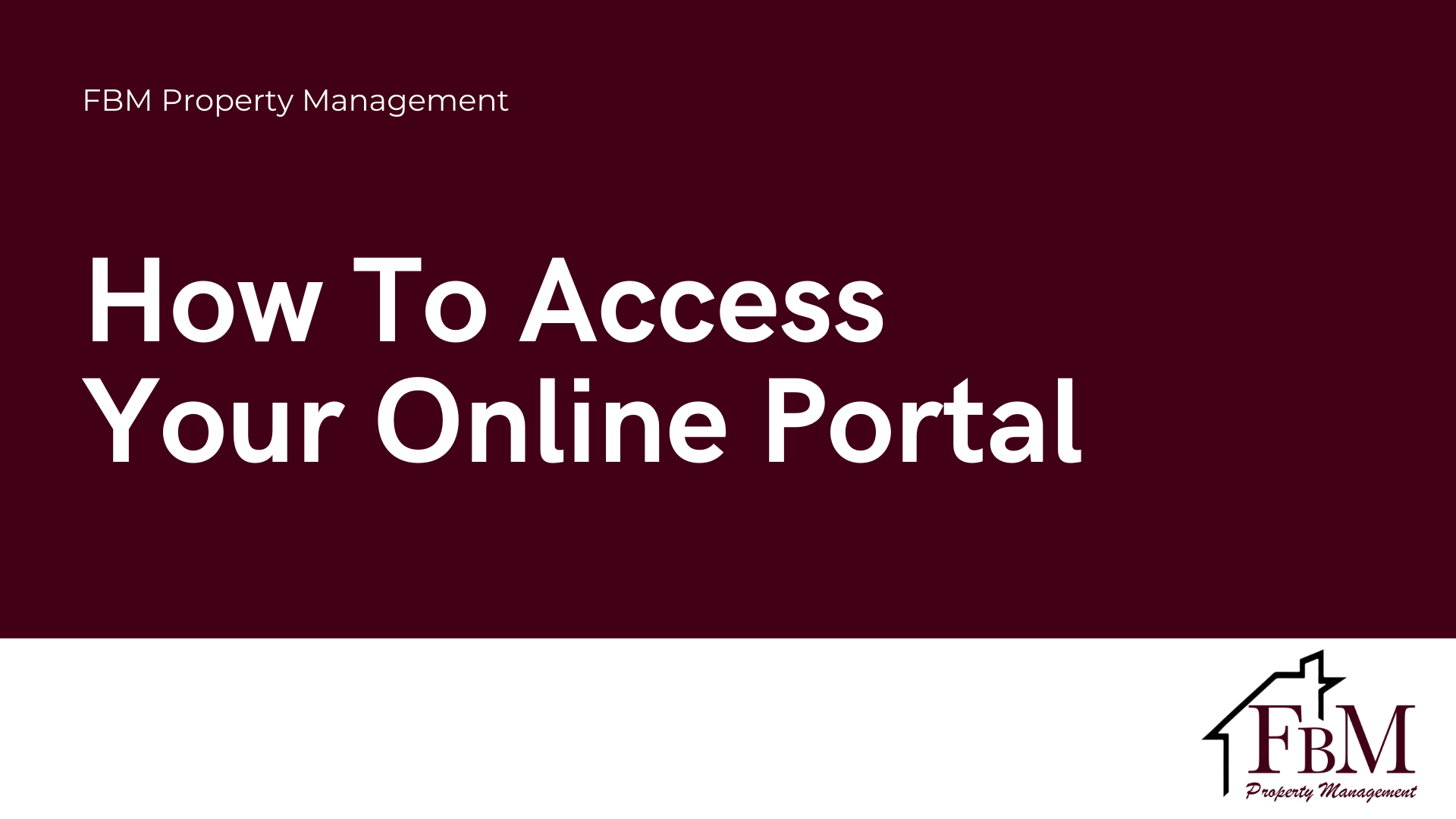 How To Access Your Online Tenant Portal