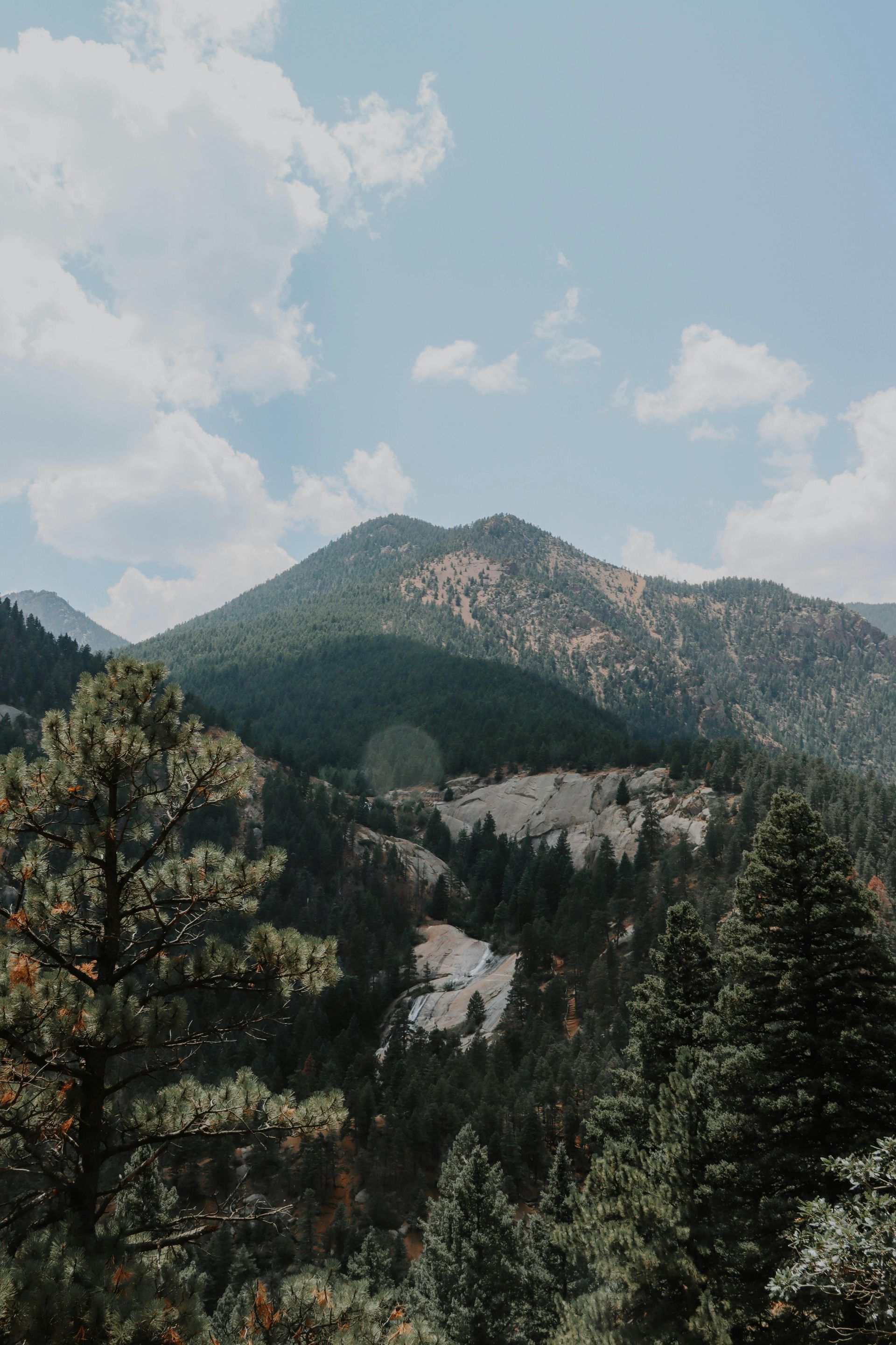 Mountain landscape in Durango Colorado near Armadillo Storage facility