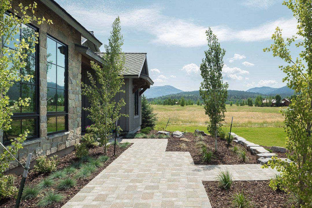 front of home | iron horse design - build | Jackson, WY 83002