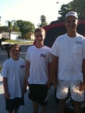 Three Men Wearing White Shirt — Tampa, FL — American Painters Inc