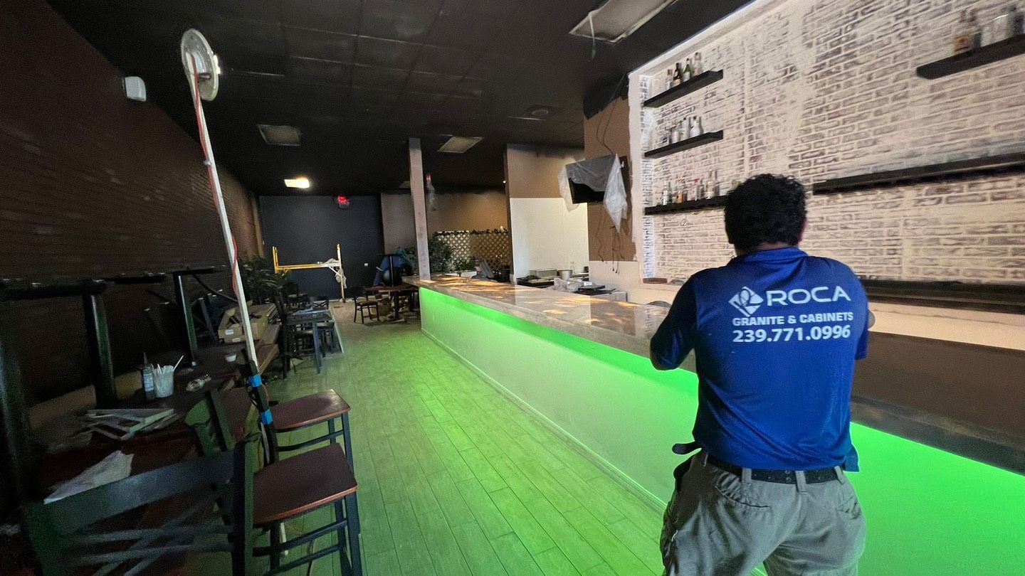 A Kitchen With Two Sinks — Fort Myers, FL — Roca Granite & Cabinets