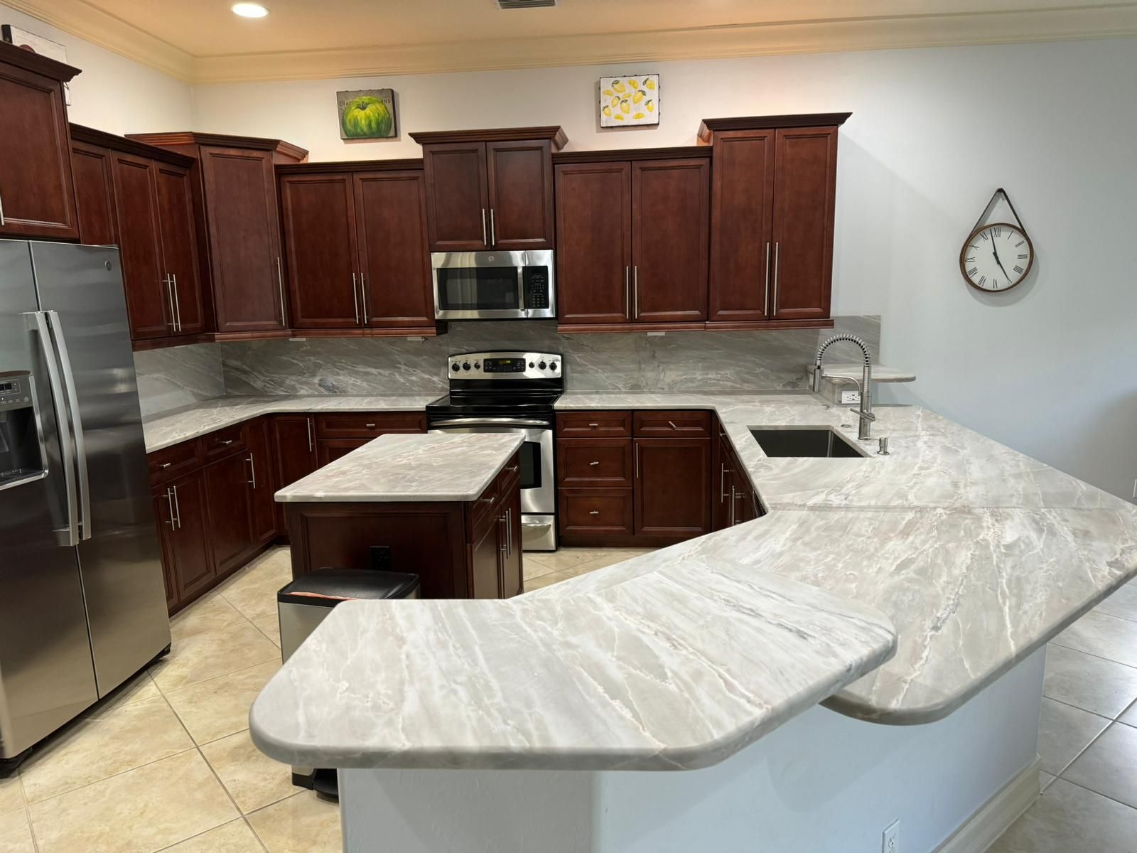 A Kitchen Countertops — Fort Myers, FL — Roca Granite & Cabinets