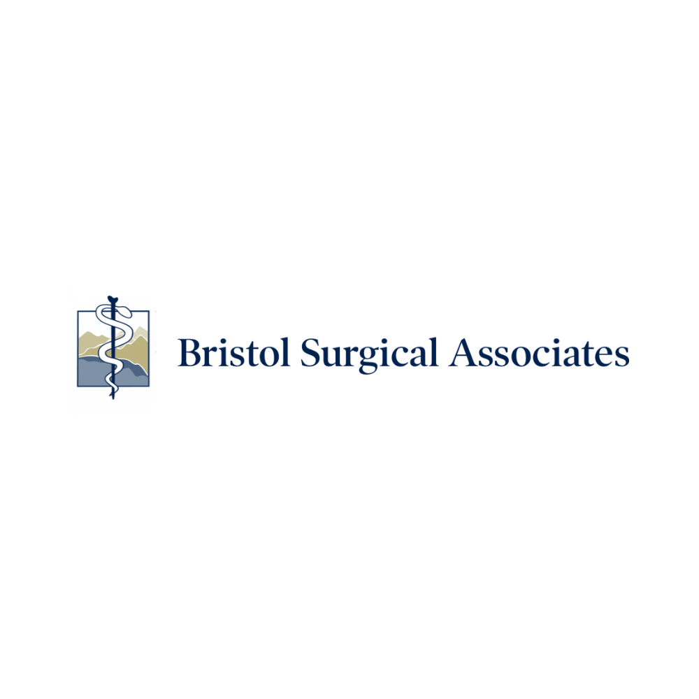 The bristol surgical associates logo has a caduceus on it.Nusr