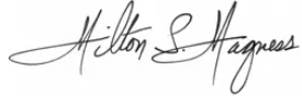 A close up of a person 's signature on a white background.