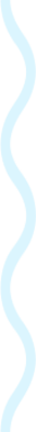 A light blue swirl on a white background