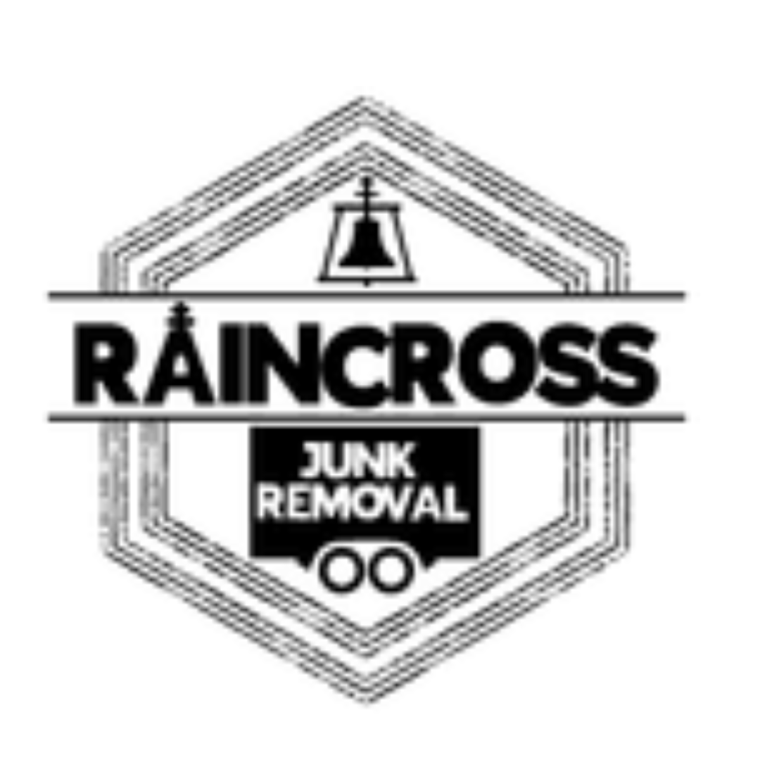 Raincross junk removal logo