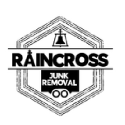 Raincross junk removal logo